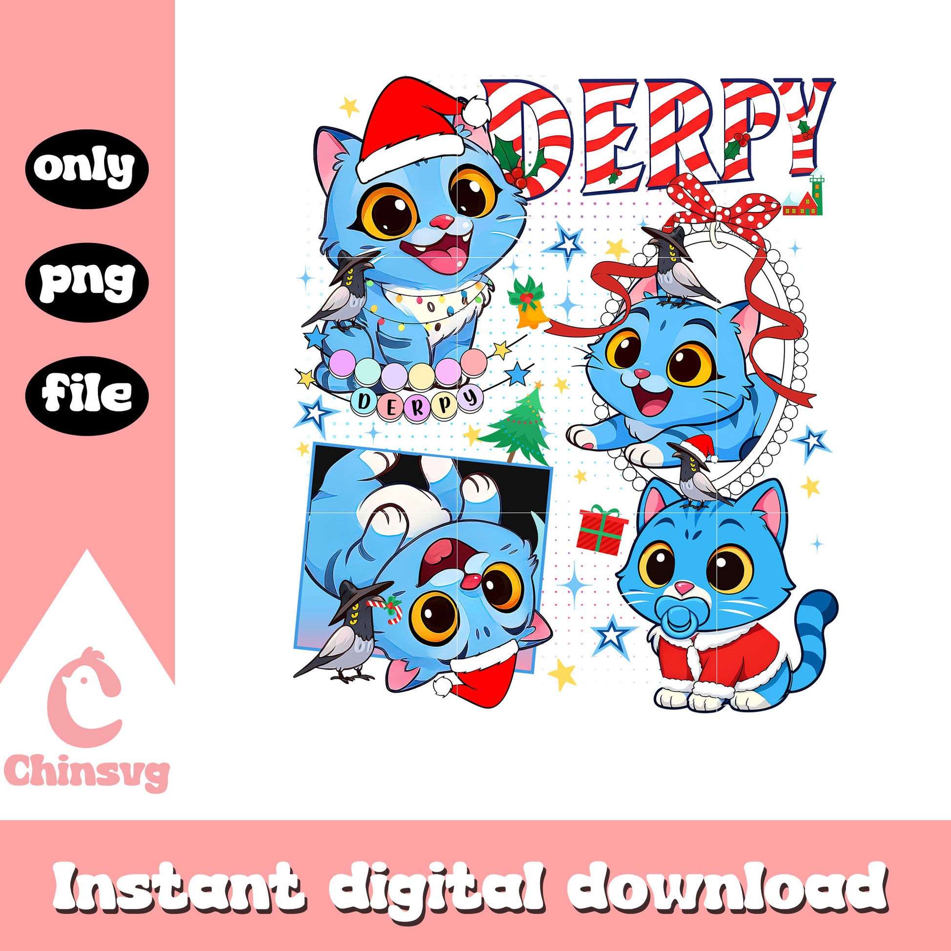 Cute derpy and sussie on christmas day png, christmas png