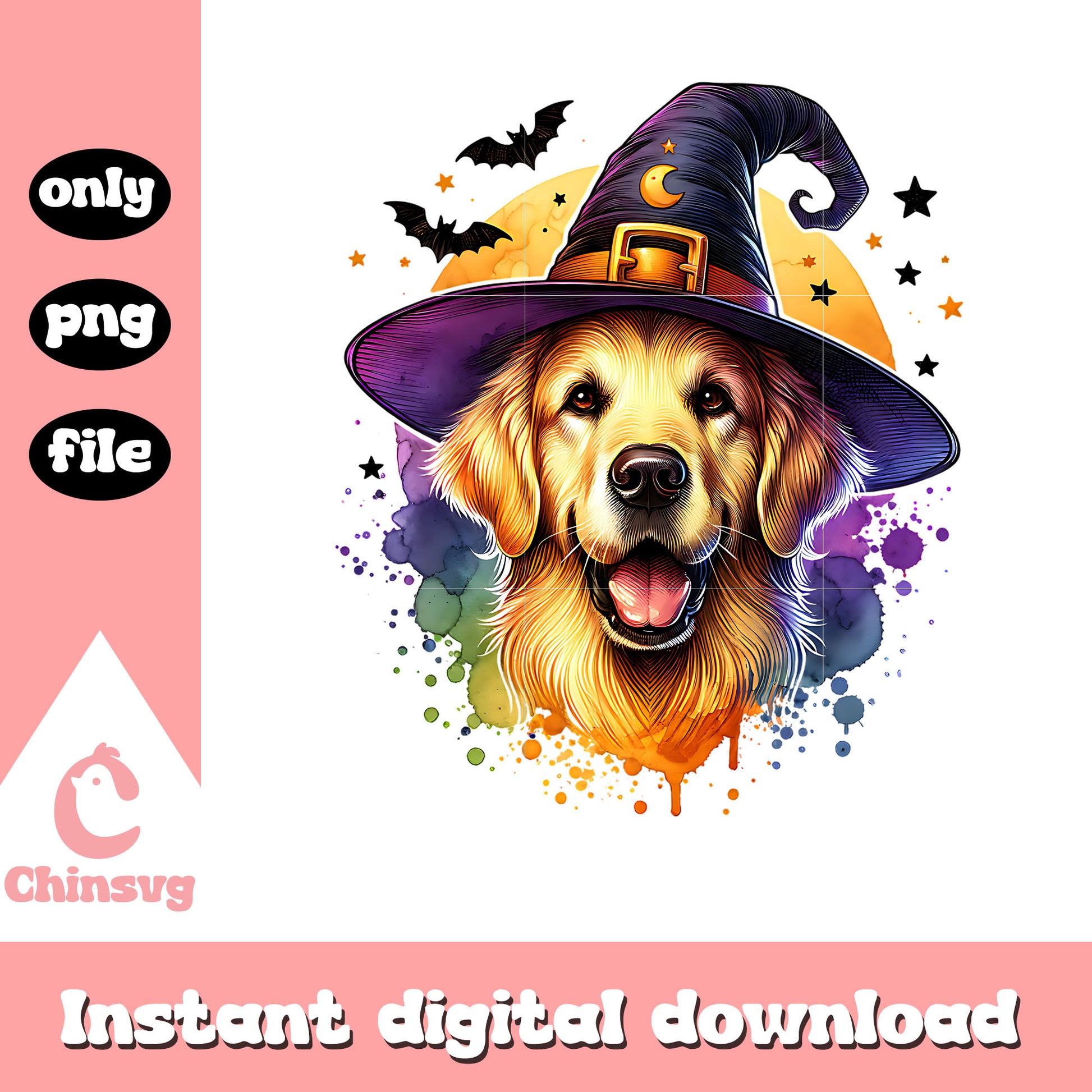 Cute dog witch halloween costume png, cute dog png
