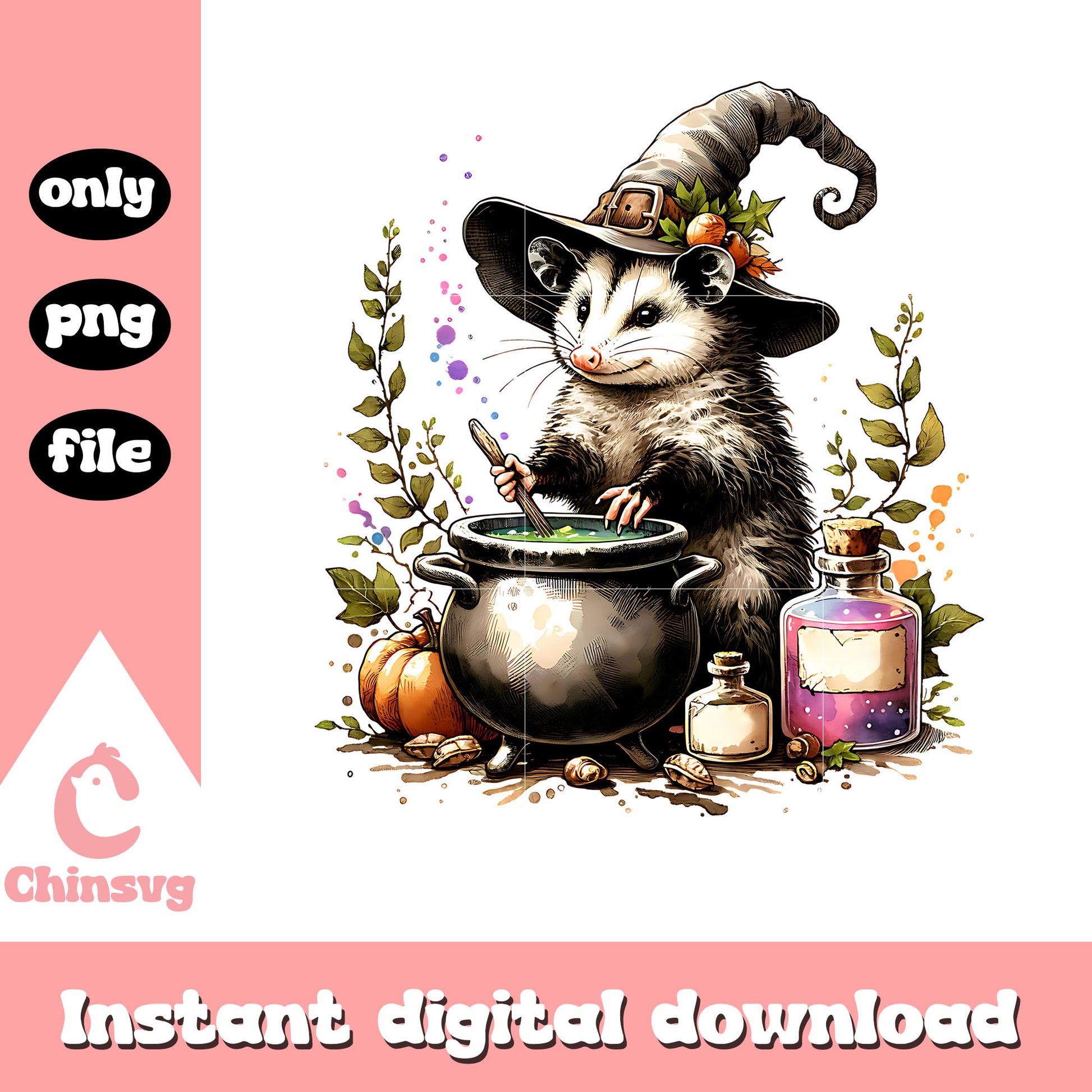 Cute feral halloween witch costume png, witches png