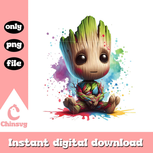 Cute groot character png, baby groot png, marvel characters png