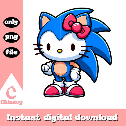 Cute kitty cat cosplay sonic png, hello kitty png, costume png