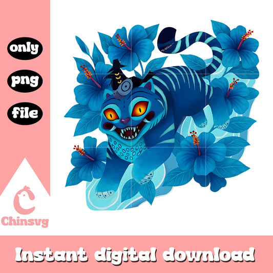 Cute kpop demon hunters derpy tiger flower png, kpop hunters movies png