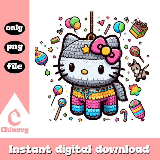 Cute mexico kitty cat design png, sanrio characters png