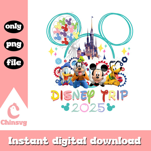 Cute mickey and friends disney trip png, disney trip png