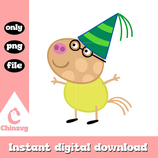 Cute pedro pony character birthday design png, pedro pony cartoon png