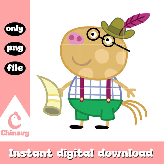 Cute pedro pony character png, pedro pony peppa pig png