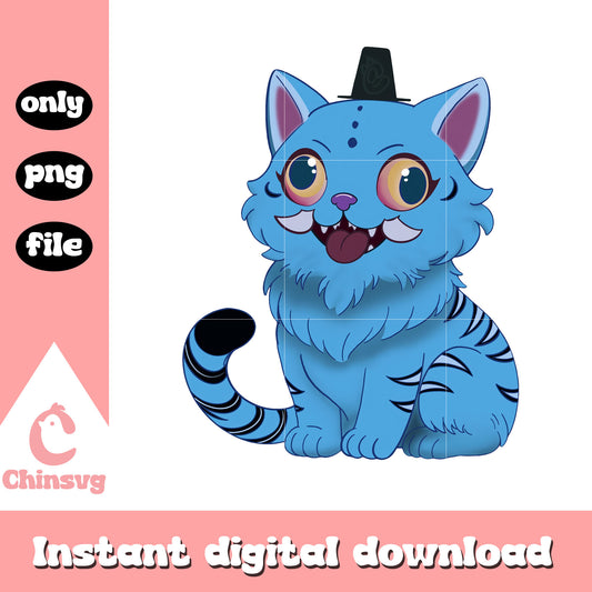 Cute tiger derpy demon png, derpy tiger png, kpop hunters png