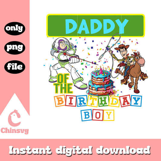 Daddy of the birthday boy png, birthday boy png, toy story png
