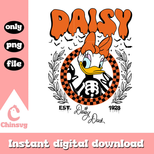Daisy duck cosplay skeleton png, halloween costume ideas png