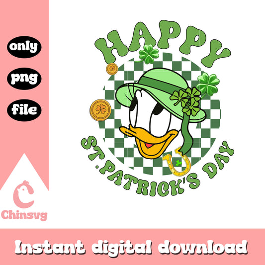 Daisy head happy patrick's day png, daisy duck face​​ png