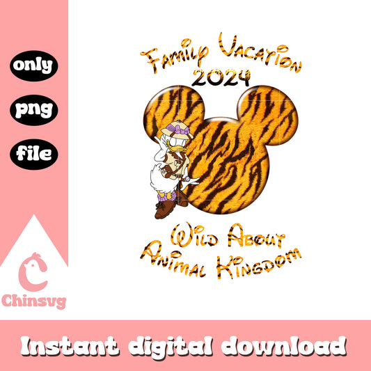 Daisy wild about animal kingdom png, family vacation png