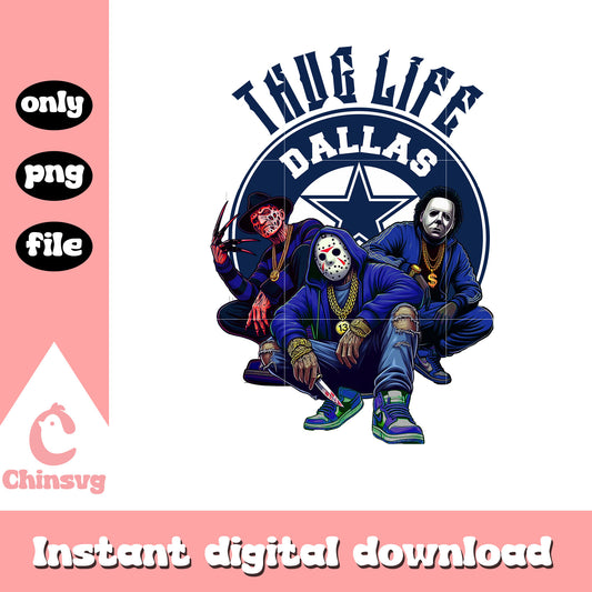 Dallas Cowboys thug life design png, nfl super bowl png