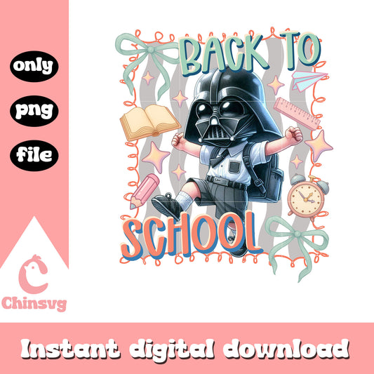 Darth vader back to school coquette png, star wars darth vader png