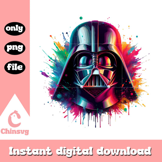 Darth vader character face design png, star wars characters png