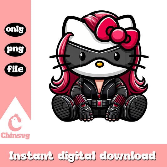 Deadpool cosplay hello kitty png, advengers characters png