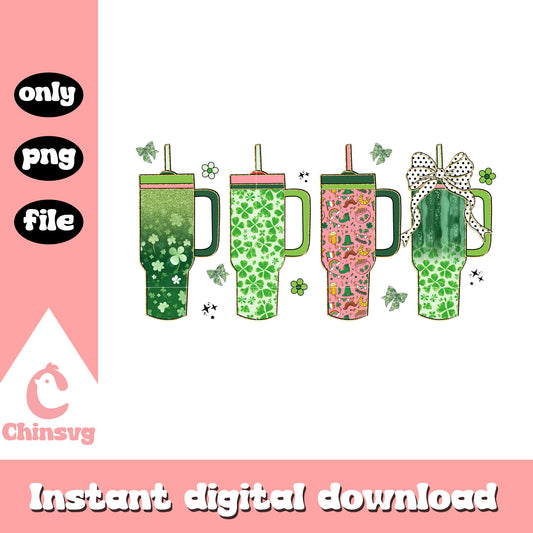 Decor bottle st patrick’s png, st patricks day parade​ png
