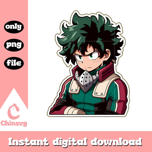 Deku clipping png, deku one punch man png, one punch man png