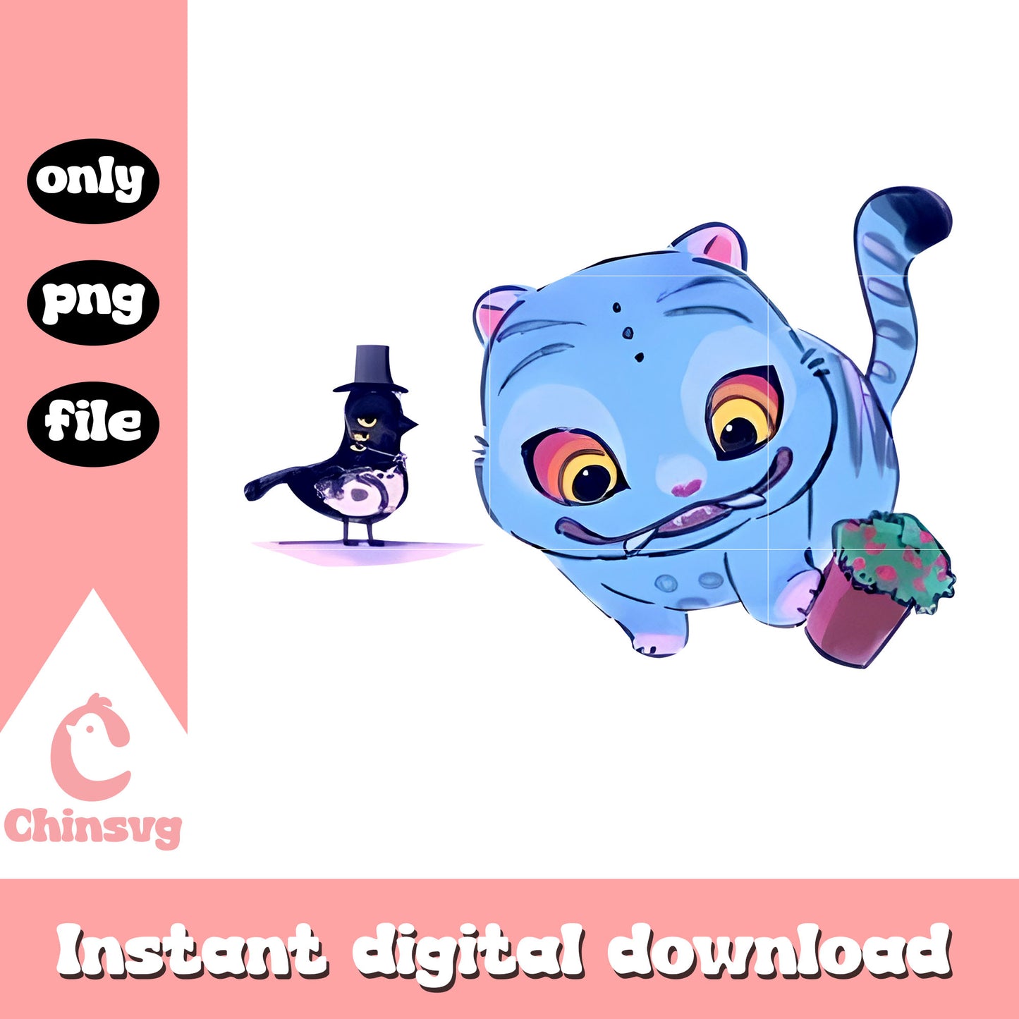 Demon derpy and susie play with plant png, netflix movie png