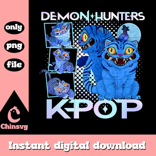 Demon hunters kpop derpy tiger and sussie png, kpop demon hunters png 