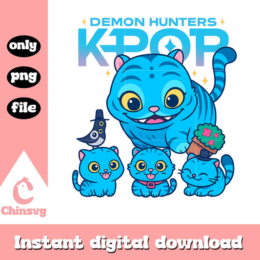 Demon hunters kpop derpy tiger png, demon hunters movie png