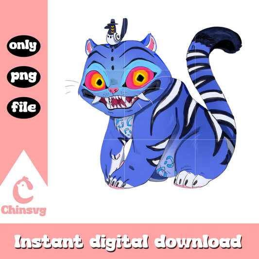 Demon hunters tigerdesign png, kpop demon hunters movie png