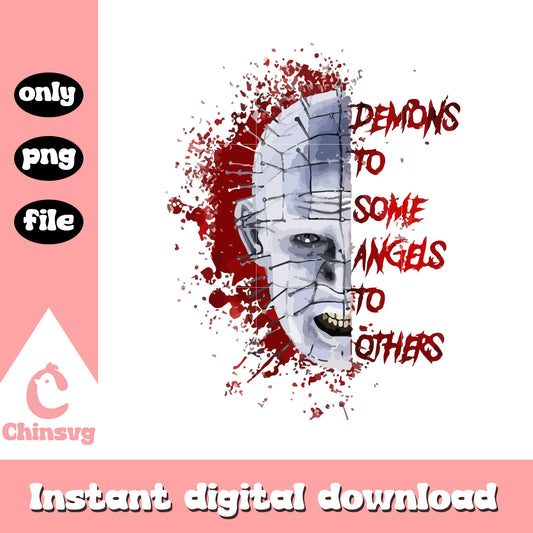Demons to some angels hellraiser horror png, hellraiser png