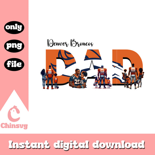 Denver Broncos dad logo design png, nfl games today png