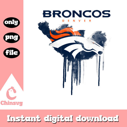 Denver Broncos football team logo png, nfl football png