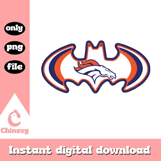 Denver broncos bat logo clipart svg, nfl team denver broncos svg