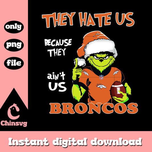 Denver broncos grinch hat png, denver broncos nfl football​​ png