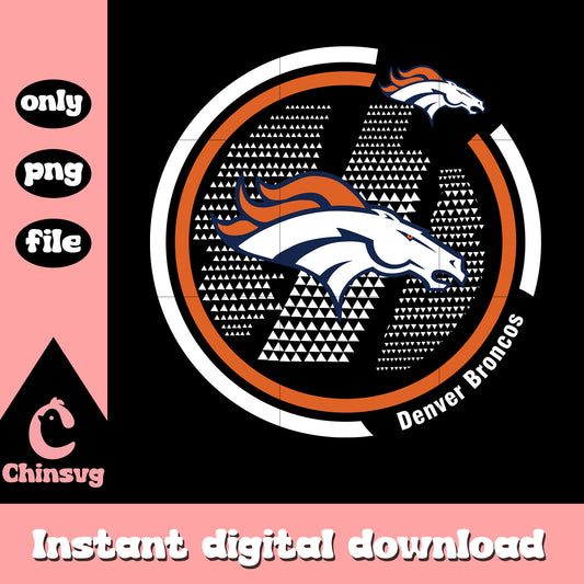 Denver broncos logo design png, broncos nfl football​ png