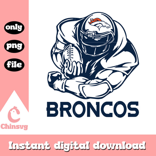 Denver broncos nfl football sticker svg, denver broncos team svg