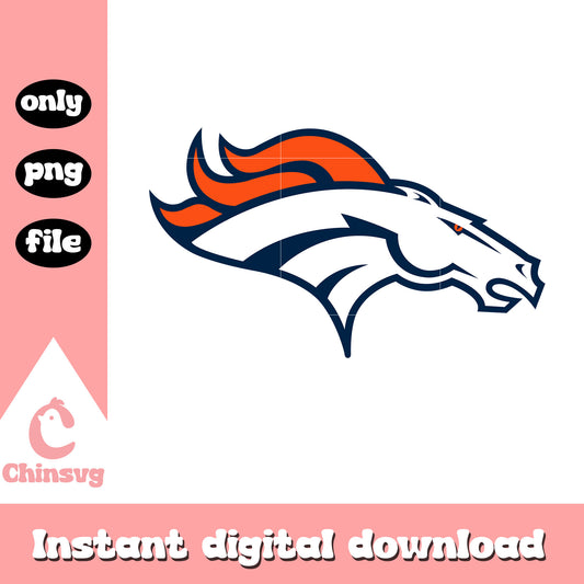 Denver broncos sign american football art svg, old broncos logo svg