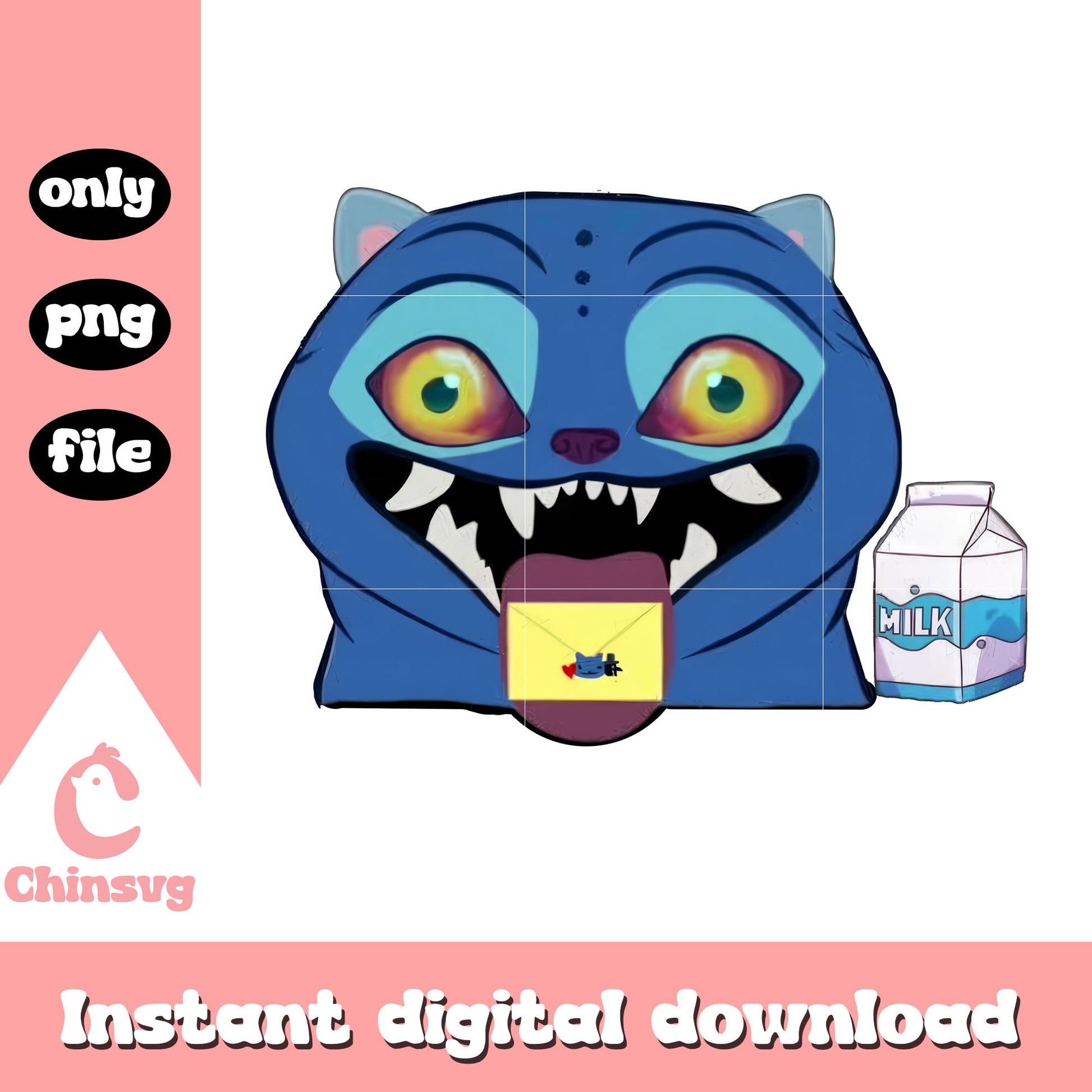 Derpy face and milk design png, derpy huntrix png, demon huntrix png