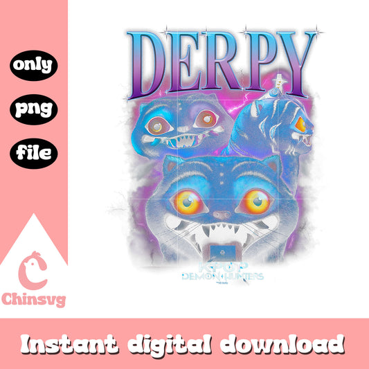Derpy heartthrob t-shirt png, kpop demon hunters characters png