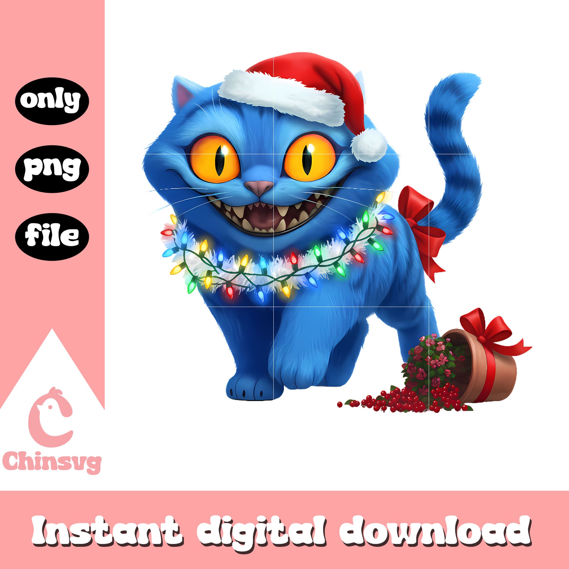 Derpy kpop demon hunters png, christmas day png