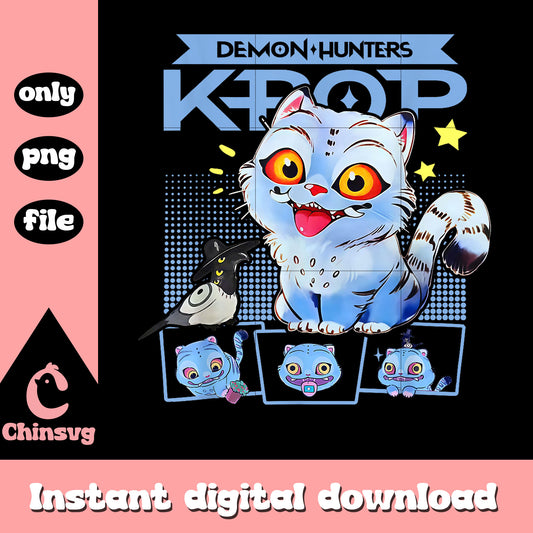 Derpy kpop demon hunters t-shirt png, kpop demon hunter png