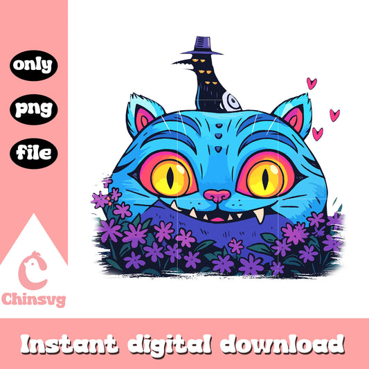 Derpy sussy flower design png, sussy bird png, demon derpy png