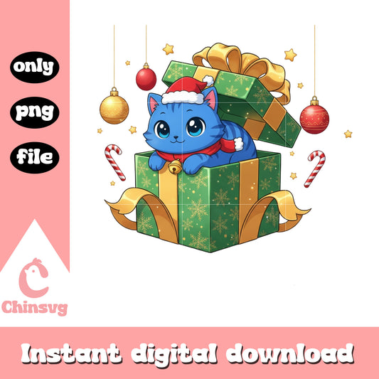 Derpy tiger christmas gift design png, kpop christmas gifts png