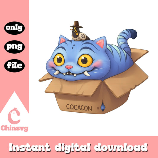 Derpy tiger in the box design png, derpy demon hunters png