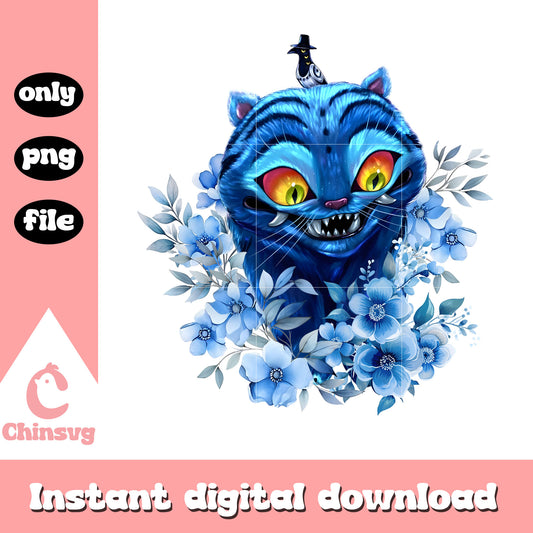 Derpy tiger sussy magpie with flower png, kpop demon derpy png
