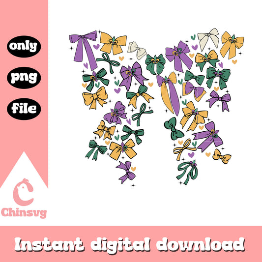 Design bow mardi gras png, when is mardi gras 2026​​ png