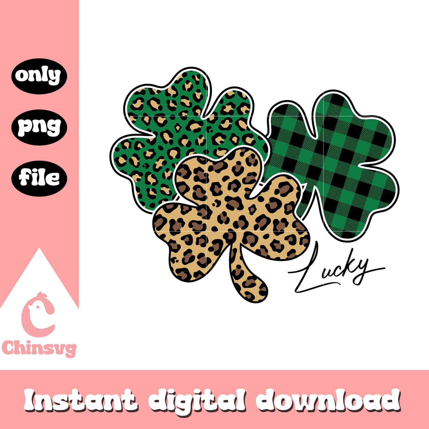 Design clover patrick’s png, st patrick door decor​​​ png