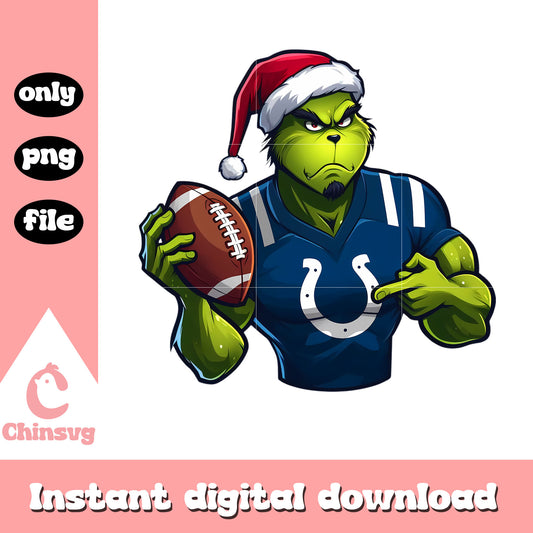 Design logo colts grinch png, indianapolis colts team​​ png