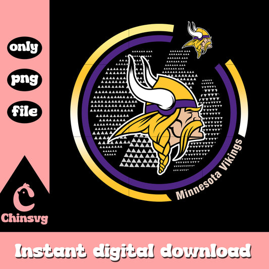 Design logo minnesota vikings png, nfl vikings​​​​​​​ png
