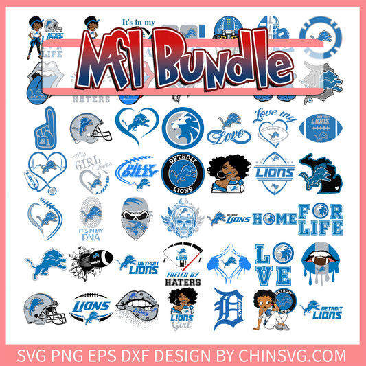 Detroit Lions football team bundle svg, nfl schedule svg