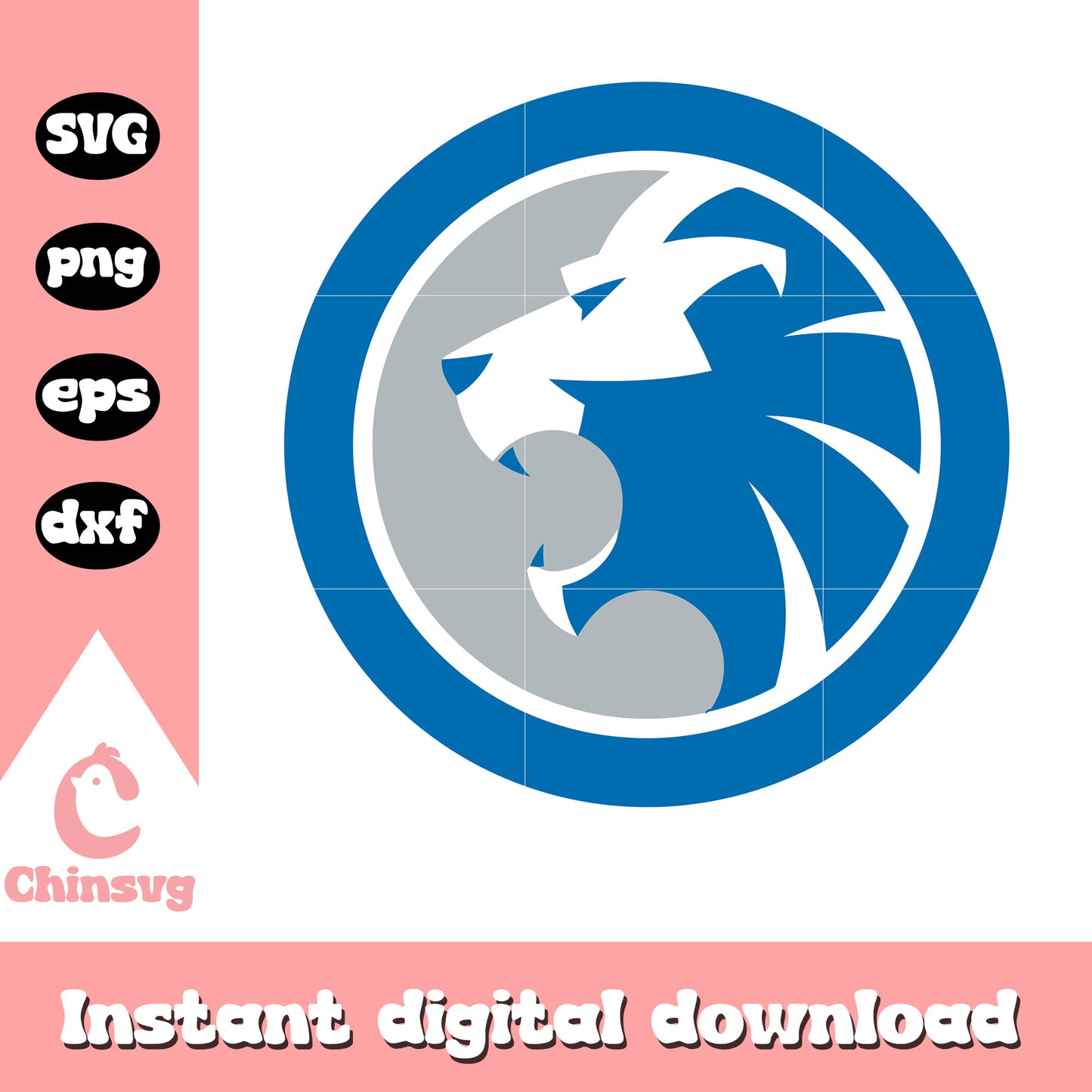 Detroit lions nfl team symbol design svg, cool detroit lions logo svg
