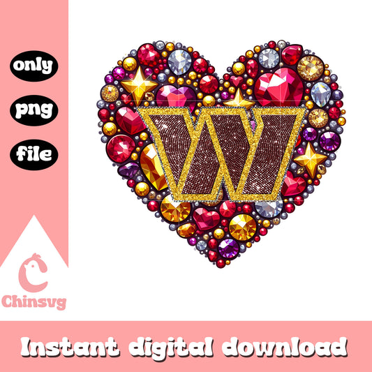 Diamon heart commanders logo png, commands images​​​ png