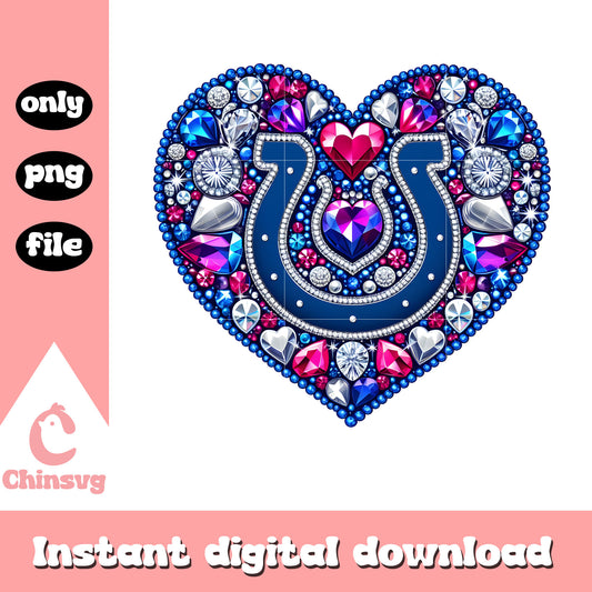 Diamon indianapolis colts logo png, colt custom​ nfl png