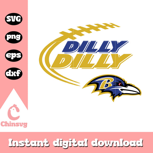 Dilly dilly baltimore ravens logo svg, nfl prseason schedule  svg